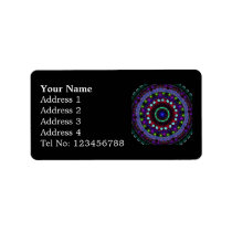 Magic Orbs mandala Address labels (M) labels