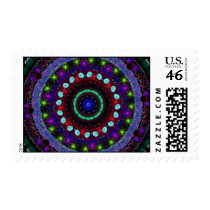 Magic Orbs Mandala Postage Stamp