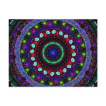 Magic Orbs Mandala Postcard postcards