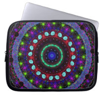 Magic Orbs purple mandala laptop sleeve laptop sleeves