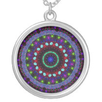 Magic Orbs purple mandala necklace necklaces