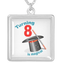 Magic Party 8th Birthday Custom Jewelry