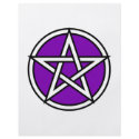 Magic Purple Pentagram flyers