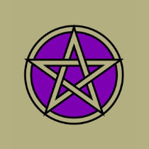 Magic Purple Pentagram t-shirts