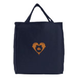 Magic realism Dolphin Apple Embroidered Bag