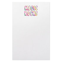 Magic Rocks Personalized Stationery