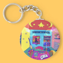 magic room keychain