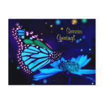 Magic Seasons Greetings Postcard by elenaind Magic Seasons Greetings Postcard