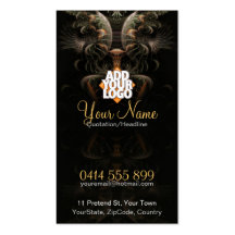 Magic Shell Fractal Business Card