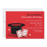 Magic Show Birthday Invitations