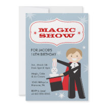 Magic Show Birthday Party Invitations
