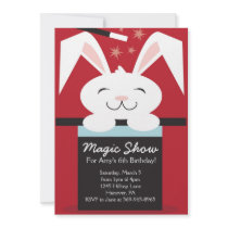 Magic Show Birthday Party Invitations