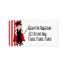 Magic Show Personalized Address Label