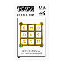 MAGIC SQUARE 33 postage by bulgan_lumini MAGIC SQUARE 33 postage