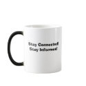 Magic Stay Connected! Stay Informed! Mug
