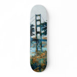 Magic Sunset Bridge Blue_orange Skate Board Deck