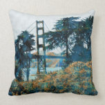 magic sunset bridge pillow