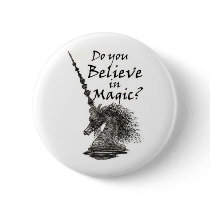 Magic Unicorn Pinback Buttons