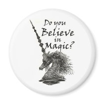 Magic Unicorn Fridge Magnets