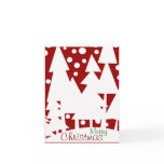 Magic White Trees Greeting Card
