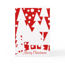 Magic White Trees In Red - Customized cards