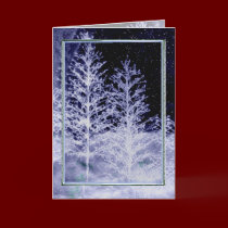 Magic Winter Night Card