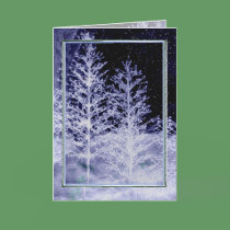 Magic Winter Night Card