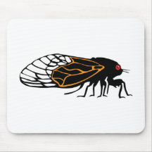 Magicada - Cicada - Cigale - Summer Buzz Mousepads