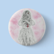 Magical Christmas Fairy buttons