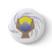 magical crystal ball design pin
