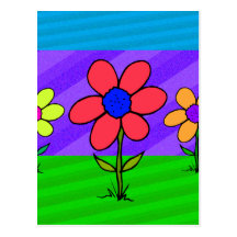 Magical Daisies Postcard