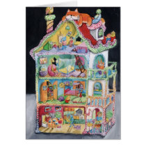 Magical Doll House Greeting Card