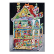 Magical Doll House Greeting Card