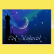 Magical Eid Night - Islamic Greeting Card