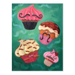 Magical Emporium of Flying Mustached Cupcakes Postcards