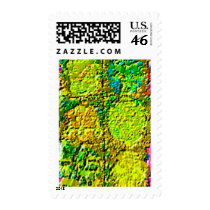 Magical Engraved Crystal Design 12 V4 Postage Stamps