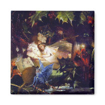 Magical Fairy Fantasy Painting: The Fairy Bower magnets