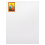 Magical Fish & fisherman Custom Letterhead