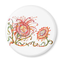 *Magical Flower* magnets