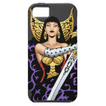 Magical Gothic Queen with Huge Sword by Al Rio iPhone 5 Case