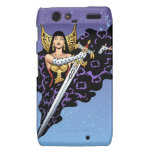 Magical Gothic Queen with Huge Sword by Al Rio Motorola Droid RAZR Cover