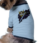 Magical Gothic Queen with Huge Sword by Al Rio Pet T-shirt