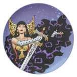 Magical Gothic Queen with Huge Sword by Al Rio Plates