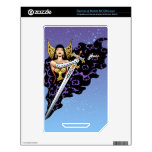 Magical Gothic Queen with Huge Sword by Al Rio Decal For NOOK Color