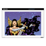 Magical Gothic Queen with Huge Sword by Al Rio Decal For 17" Laptop