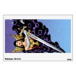 Magical Gothic Queen with Huge Sword by Al Rio Wall Graphic