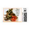 Magical Greetings From The Pumpkin Patch postage