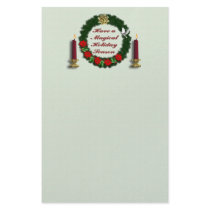 Magical Holidays Customized Stationery