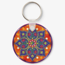 Magical Mandela - Keychain by dchaddad Magical Mandela - Keychain