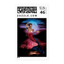 Magical Mermaid Moon Stamp